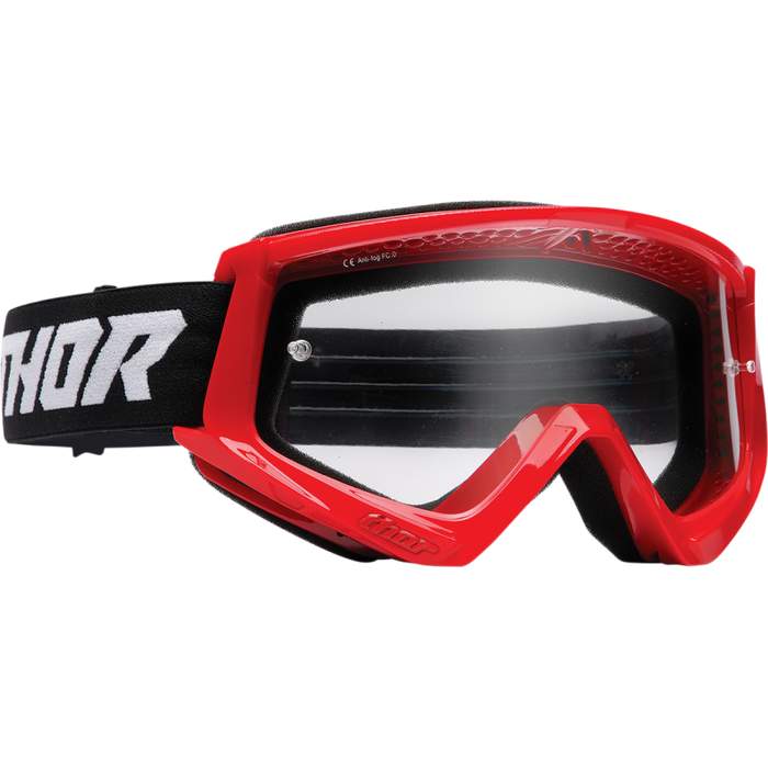 Youth Combat Racer Goggle - Red/Black
