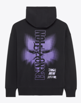 Image Phantom Oversized Fleece Hoodie - Purple/Black