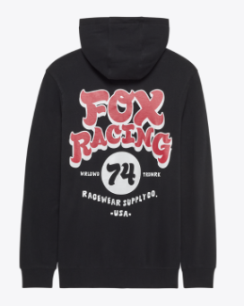 Racewear Fleece Hoodie - Black/Red