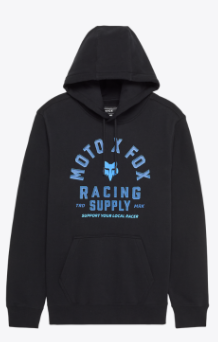 Local Racer Fleece Hoodie - Black/Blue