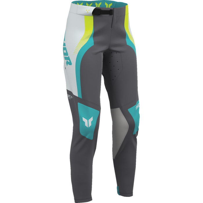 Ladies Sportmode Velocity Pants - Gray/Aqua