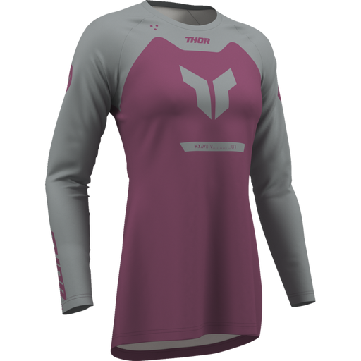 Thor Ladies Ridemode Menace Jersey - Purple/Grey