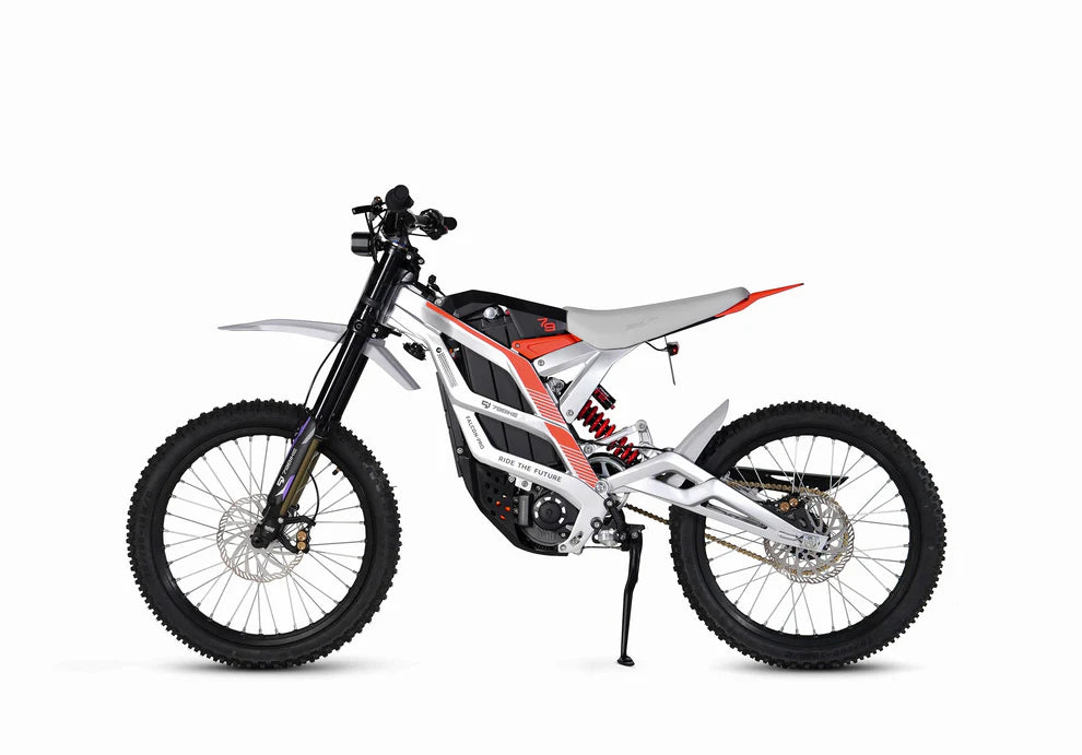 79BIKE FALCON PRO E-BIKE - SILVER/RED
