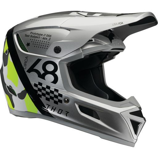 Reflex Sport Riot Helmet - Grey/Acid
