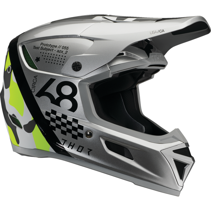 Reflex Sport Riot Helmet - Grey/Acid