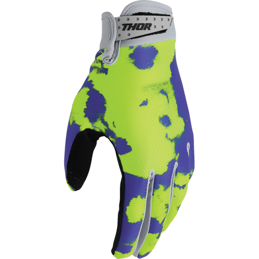 Launchmode Bleach Gloves - Gray/Acid