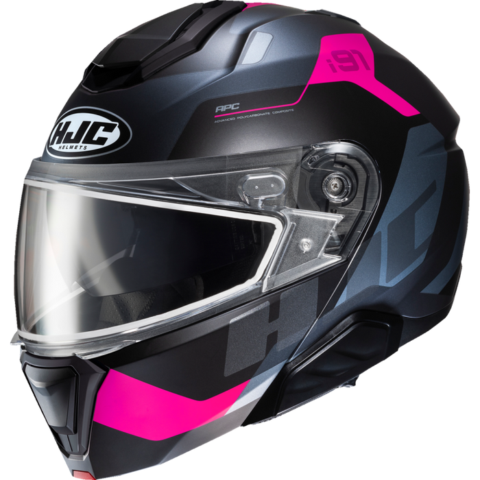 I91 Electric Shield Helmet - Matte Pink/Grey