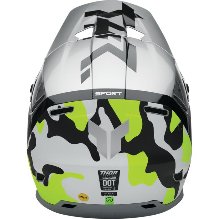 Reflex Sport Riot Helmet - Grey/Acid