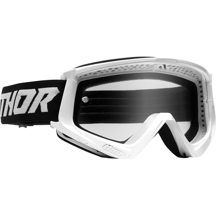 Youth Combat Racer Goggle - White
