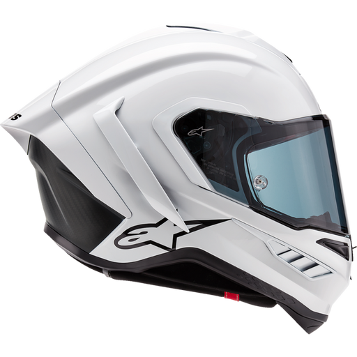 Supertech R10 Solid Helmet - Gloss White/Matte Black