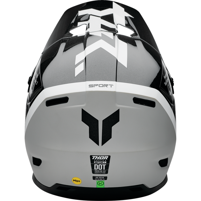 Reflex Sport Riot Helmet - Black/White