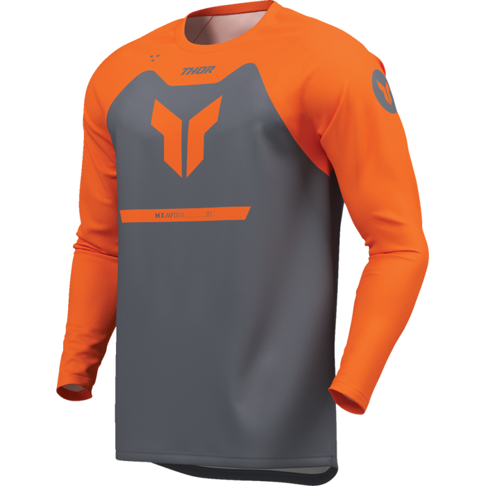 Ridemode Menace Jersey - Charcoal/Orange