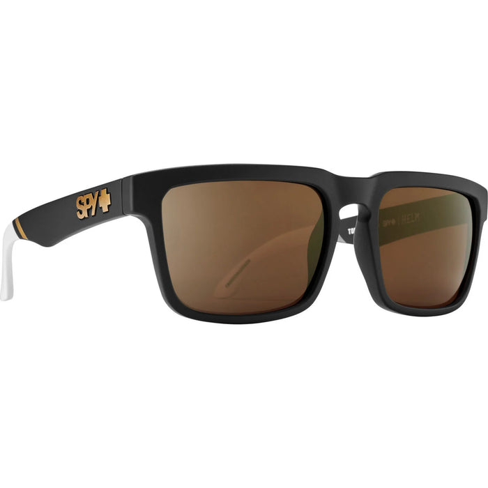 HELM Sunglasses - Matte Black/White