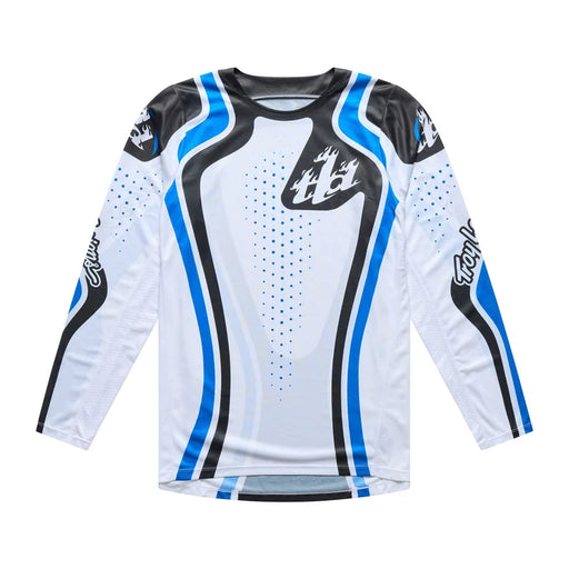 Troy Lee Designs GP Pro LS Jersey Roller White / Blue
