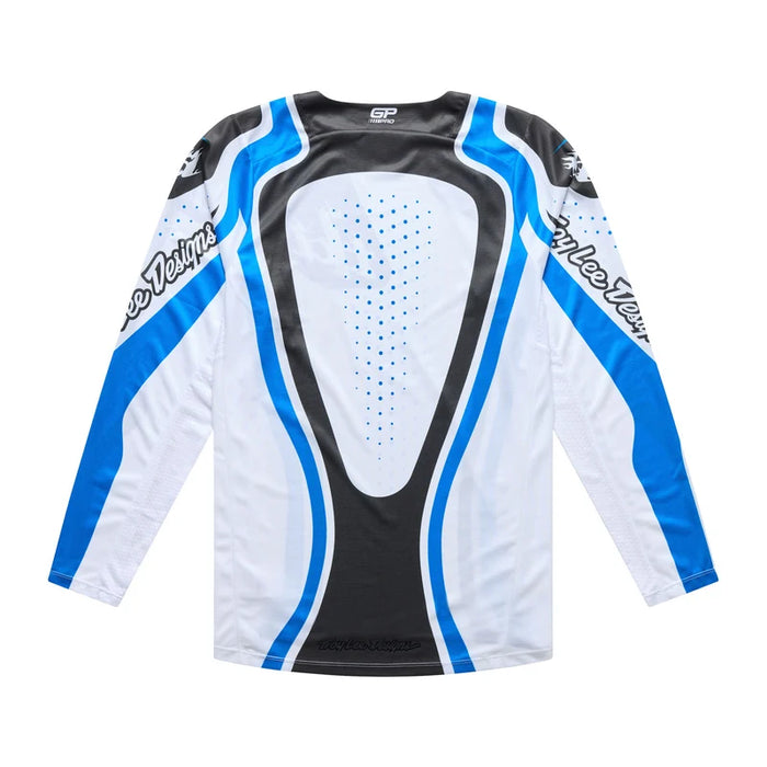 Troy Lee Designs GP Pro LS Jersey Roller White / Blue