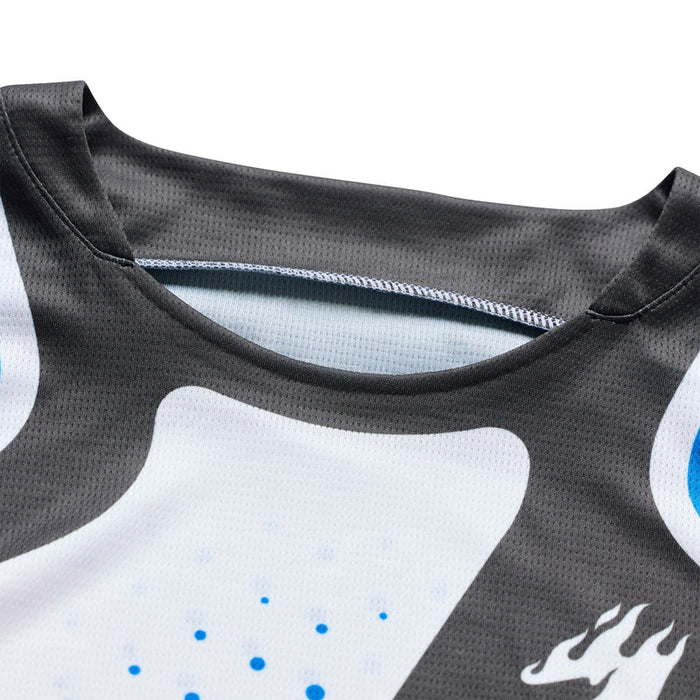 Troy Lee Designs GP Pro LS Jersey Roller White / Blue