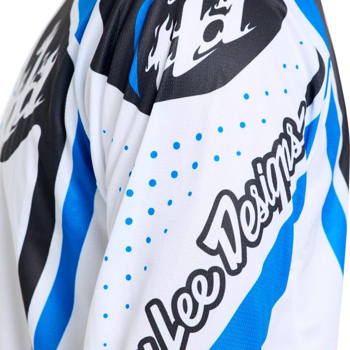 Troy Lee Designs GP Pro LS Jersey Roller White / Blue