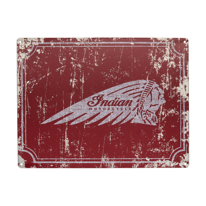Indian Motorcycle Headdress Sign