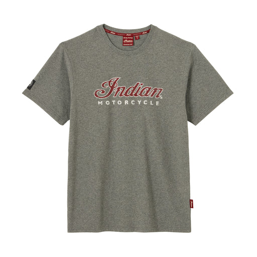 Indian Motorcycle Men's Marl Logo Tee - Gray