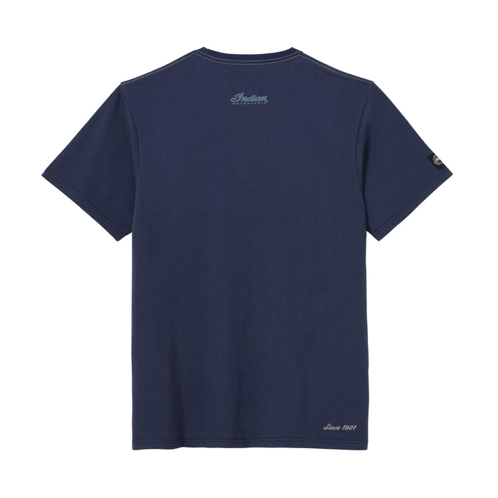 Indian Motorcycle Men's Original Spirit Lake Tee - Navy