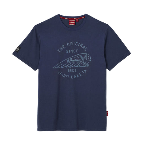 Indian Motorcycle Men's Original Spirit Lake Tee - Navy