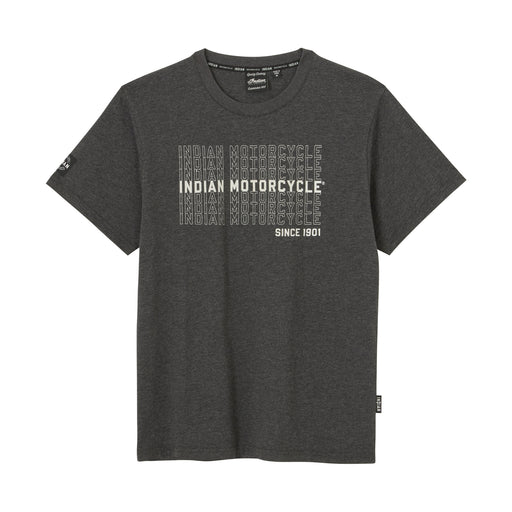 Indian Motorcycle Men's IMC Multiplied Logo Tee - Gray