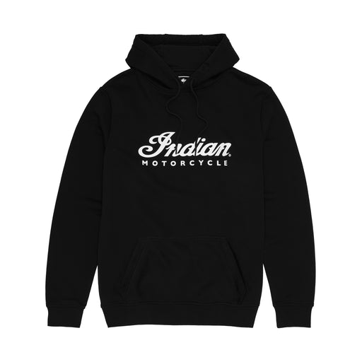 Indian Motorcycle Mens Essential Script Logo Hoodie - Black