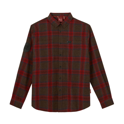 Indian Motorcycle Men's Nashville Plaid Shirt - Red