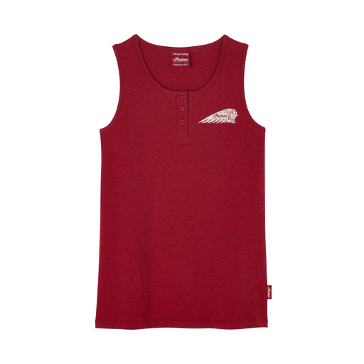 Indian Motorcycle Ladies Script Icon Tank - Red