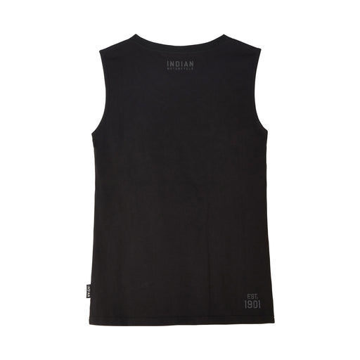 Indian Motorcycle Ladies Headdress Print Tank - Black