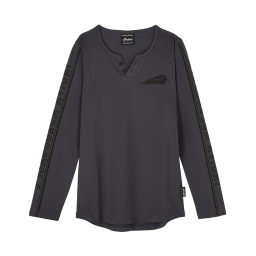 Indian Motorcycle Ladies IMC Sleeve Print LS Tee - Grey