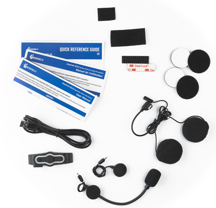 RideSYNC SOLO Bluetooth Helmet Speaker System