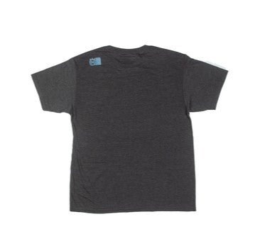 Husqvarna Stacked Logo Tee - Charcoal