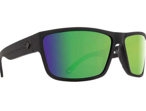 Spy Optics Rocky - Soft Matte Black w/Happy Bronze Polar with Green Mirror
