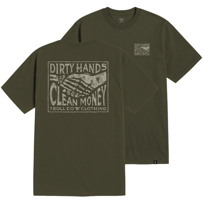 Troll Co Mens Haggler Box Tee - Green