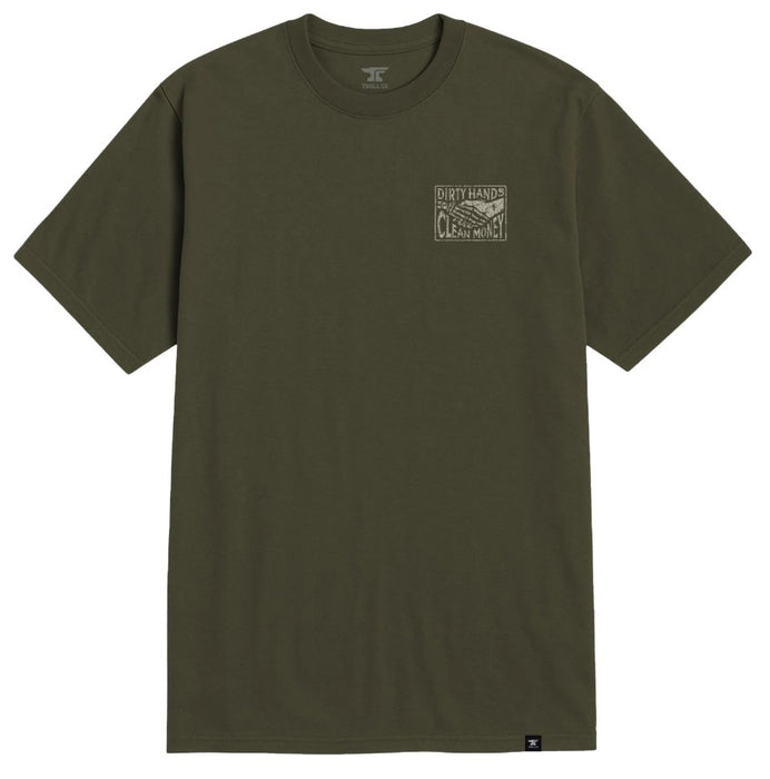 Troll Co Mens Haggler Box Tee - Green