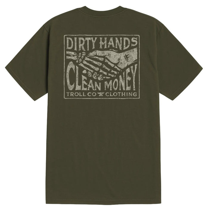 Troll Co Mens Haggler Box Tee - Green