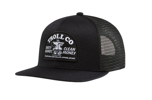 Troll Co Ramblin Anvil Trucker Hat - Black