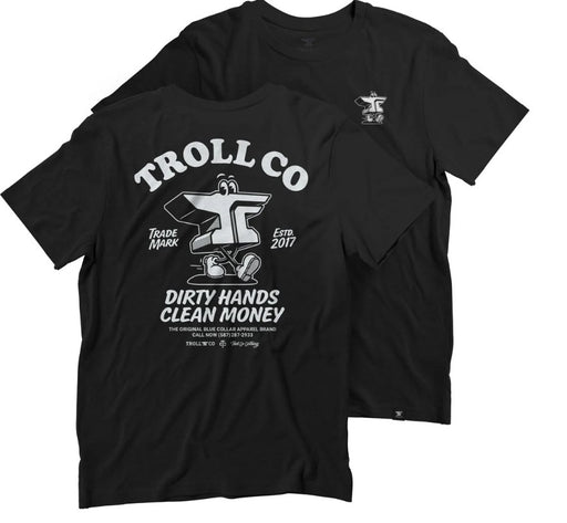 Troll Co Men's DHCM Ramblin Anvil Tee - Black