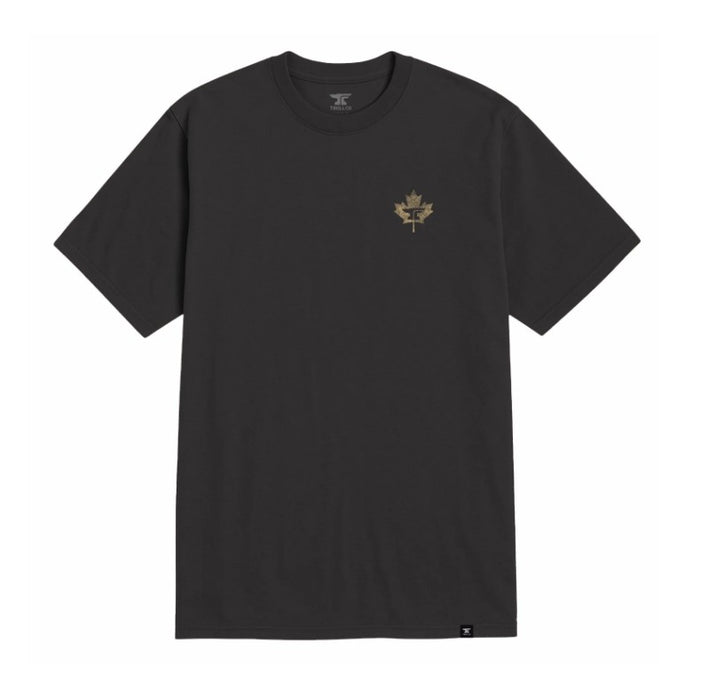 Troll Co Men's DHCM Anvil Leaf Tee - Tar