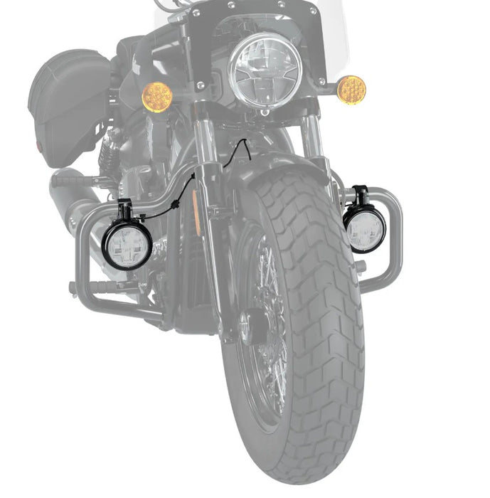 Indian Motorcycle Pathfinder LED Driving Lights Black - Scout (2025-2026)