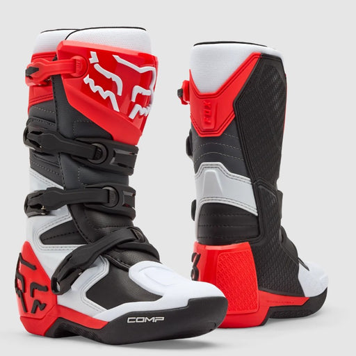 Youth Comp Boots - Red/White