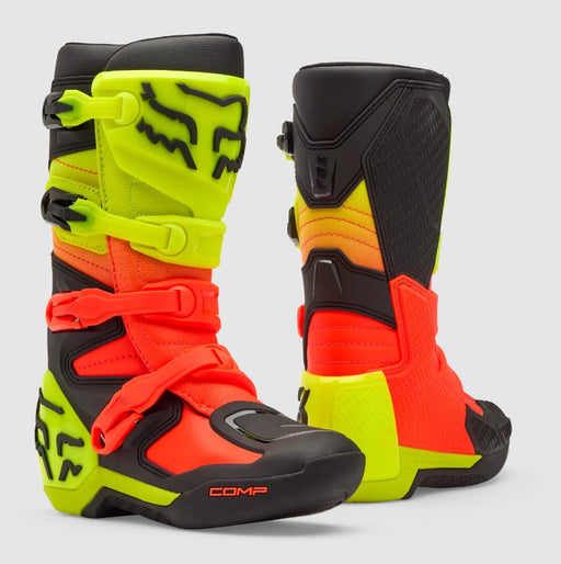 Youth Comp Boots - Org/Yel