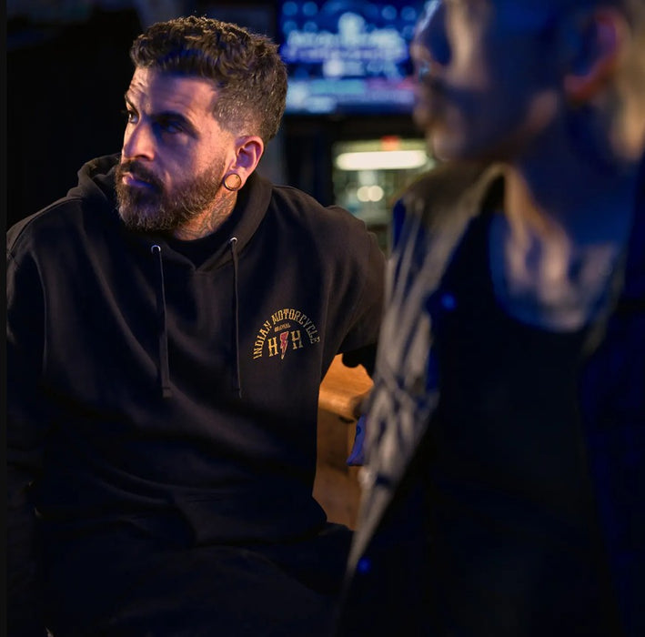 Indian Motorcycle Men's X HH Risk Takers Hoodie - Black