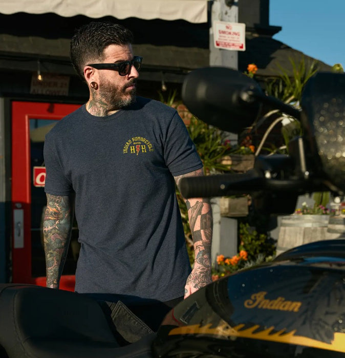 Indian Motorcycle X HH Risk Takers Tee - Navy