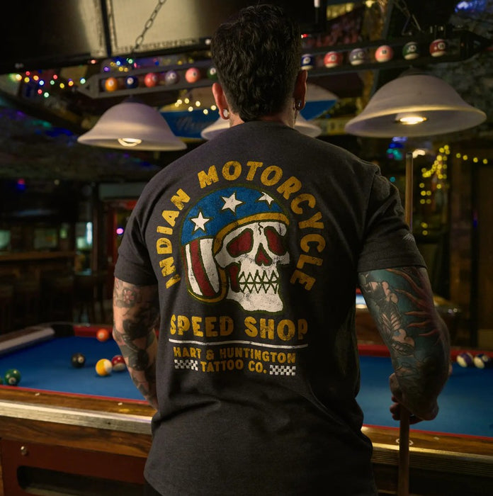 Indian Motorcycle X HH Speed Shop Tee - Gray