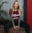 Indian Motorcycle Ladies X HH Tattoos & Cycles Tee - Red