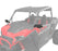 Polaris Offroad Side View Adjustable Folding Mirrors for RZR - ROPS Mounted, Set of 2