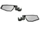 Polaris Offroad Side View Adjustable Folding Mirrors for RZR - ROPS Mounted, Set of 2