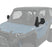 Polaris Offroad Side View Adjustable Folding Mirrors - Polaris Xpedition - Frame Mounted